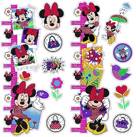 Adesivo De Altura Métrica Minnie: Disney - MKP