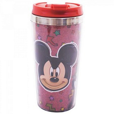 Copo Térmico Vermelho Com Tampa Mickey Sorrisão: Disney - MKP