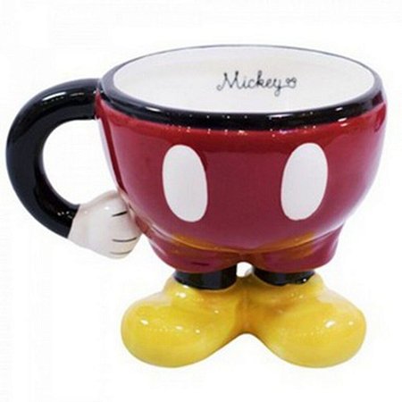 Caneca Porcelana Corpo Mickey: Disney - MKP
