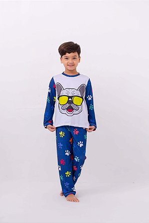 Pijama Dog Lovers Manga Longa