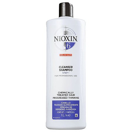 Nioxin System 6 Cleanser - Shampoo 1000ml