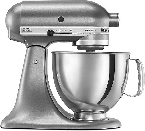 Batedeira Planetaria Kitchenaid Stand Mixer Artisan Contour Silver - Prata