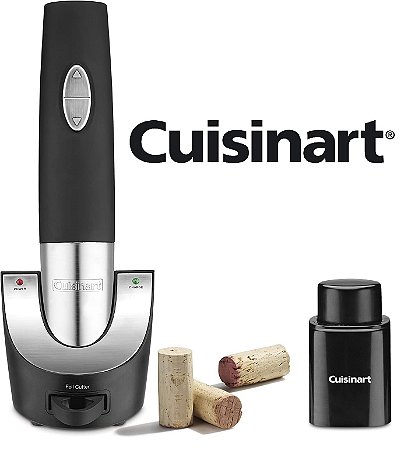 Abridor De Vinho Elétrico Sem Fio + Selador A Vácuo Cuisinart - CWO-50