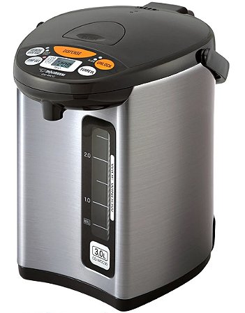 Garrafa Caldeira Elétrica Aquecedora Zojirushi CD-WCC30 3L - Prata