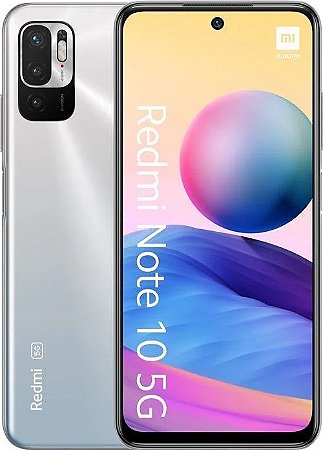 Smartphone Xiaomi Redmi Note 10 128GB/4GB RAM 5G Versão Global - Silver/Prata