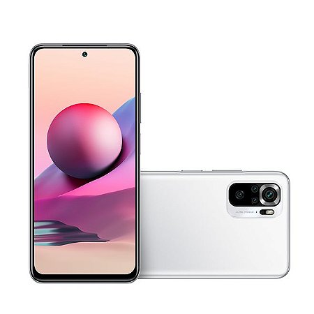 Smartphone Xiaomi Redmi Note 10s 128GB Versão Global Desbloqueado Com Capa - Branco