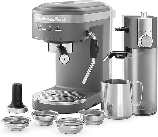 Máquina de Café Espresso Com Espumador Profissional Kitchenaid