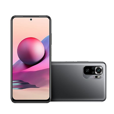 Smartphone Xiaomi Redmi Note 10s 128GB Versão Global Desbloqueado Com Capa - Cinza