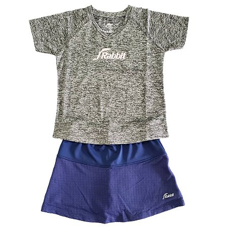 Camiseta JRabbit Gola V Mescla