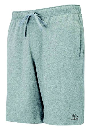 Bermuda Esportiva Infantil Moletom Sportwear Jackrabbit Cinza