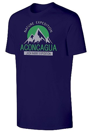 Camiseta Jackrabbit Proteção UV50+ Aconcagua Marinho