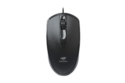 Mouse com fio USB, C3Tech