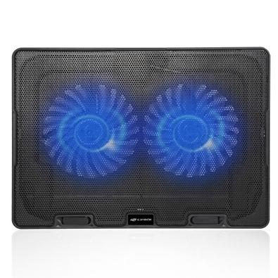 Baser para Notebook até 15,6", 2 coolers fan, LED azul, C3 TECH