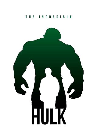Quadro Decorativo Hulk The Incredible - MV0002