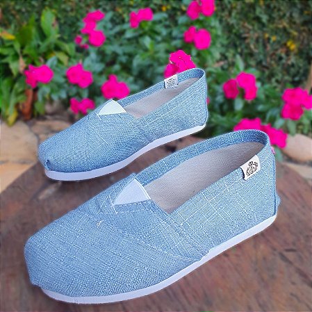 Alpercata Soft em LINHO - BLUE light