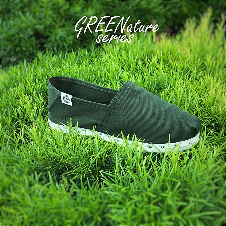 Alpargata Verde musgo - GREENature series