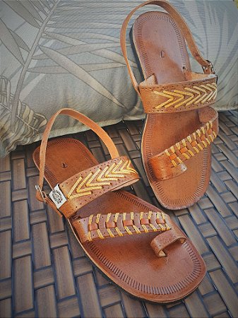 Sandália em tiras de couro - DUO Sandal