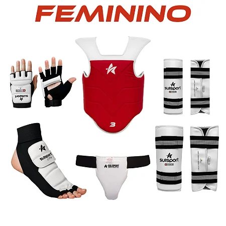 Kit Taekwondo Feminino Sem Capacete 2025