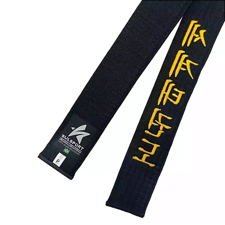 Faixa Preta de Taekwondo Bordada World Taekwondo - Sulsport