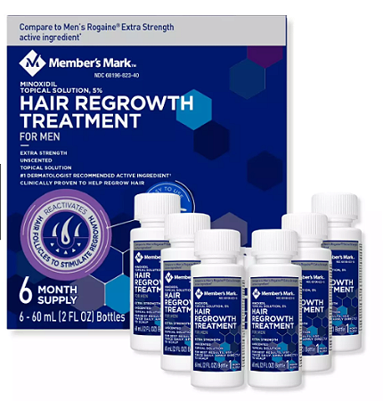 MEMBER'S MARK 6 frascos – Tratamento completo