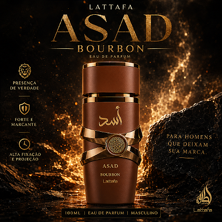 Lattafa Asad Parfum 100ml — O IMPERADOR