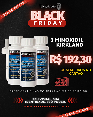 Kirkland - KIT 3 FRASCOS