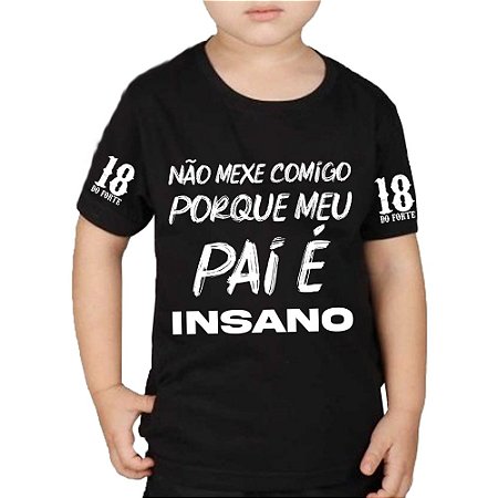 Camisa Infantil "Não mexe comigo"