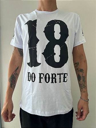 Camiseta 18 do Forte - Branca