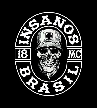 Bandeira Brasão Insanos Mc