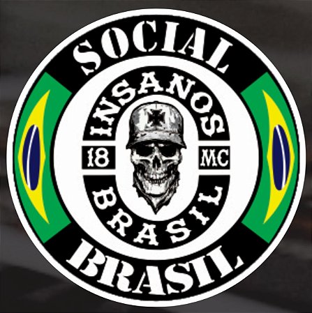 Kit com 10 adesivos Social Insanos
