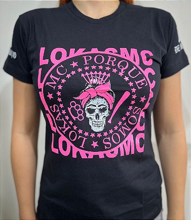 Baby look Porque Somos Lokas - Pink