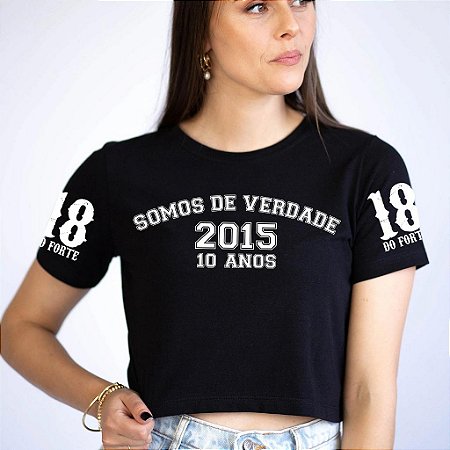 Cropped Somos de Verdade - 10 anos de história Preto
