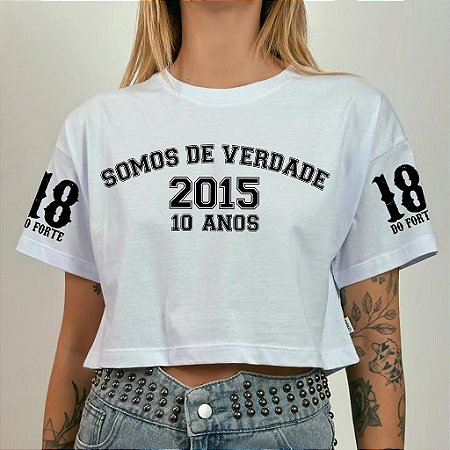 Cropped Somos de Verdade - 10 anos de história Branco