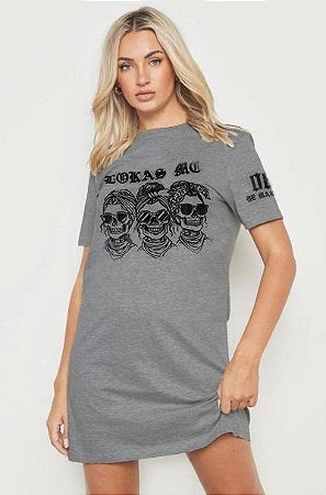 Vestido Lokas Mc - Cinza