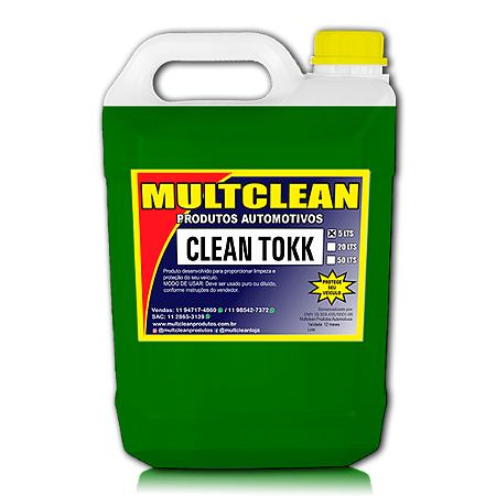 Clean Tokk Lavar Sem Esfregar Multclean