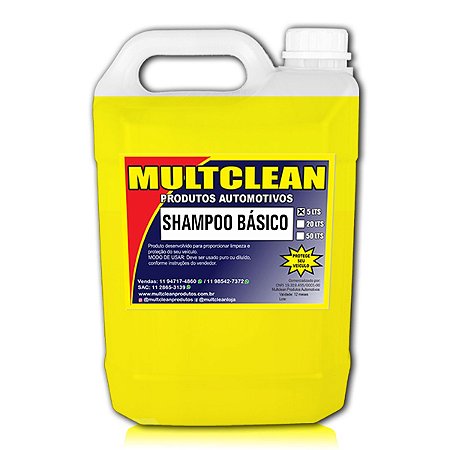 Shampoo Neutro 5 Litros Multclean