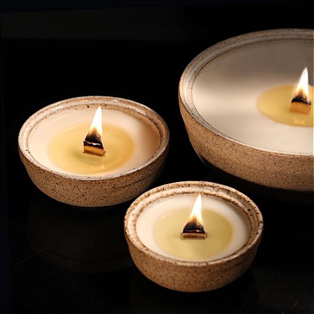 Trio Vela Perfumada Spheral Branca