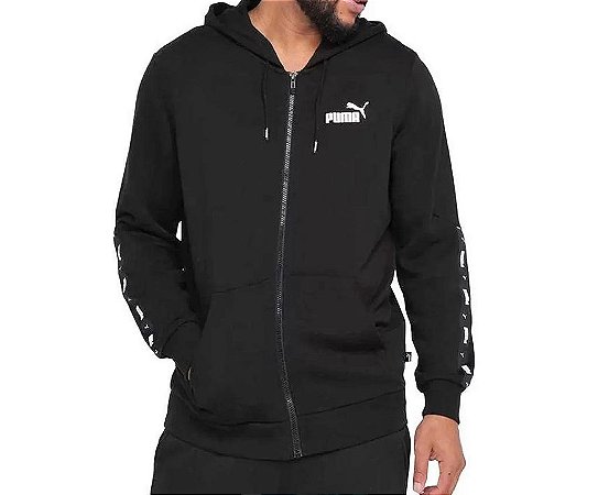 puma tape moletom com capuz