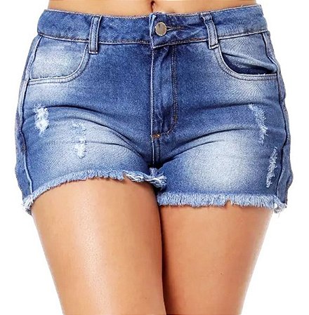 shortinhos jeans feminino