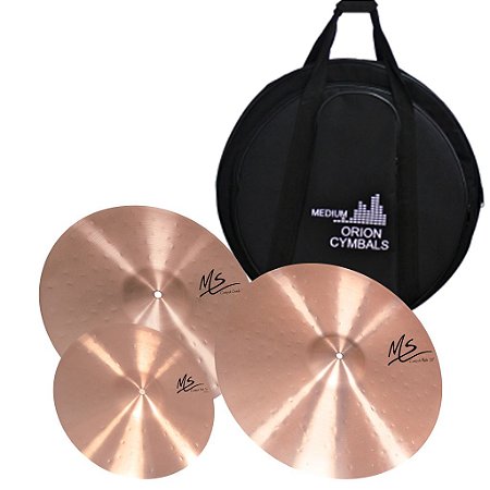 KIT MS Chimbal 14", Ataque 16" e Condução 20" em Liga B10. Acompanha BAG!