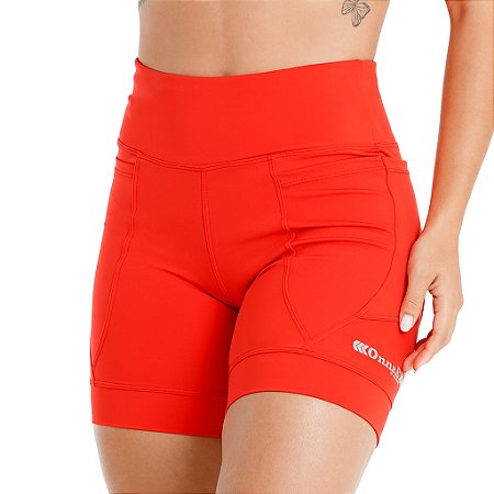 bermuda compressão red 4 bolsos unissex