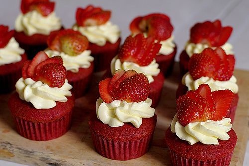 Cupcake de Morango