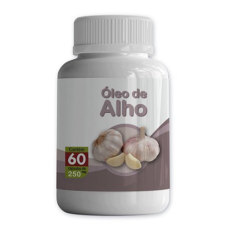 Óleo de Alho com 60 cápsulas