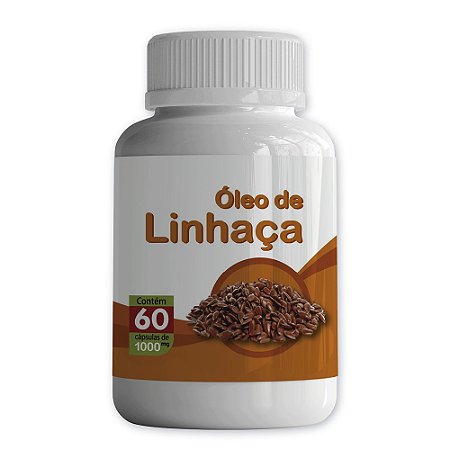 Óleo de Linhaça - 1000mg - 60 cápsulas
