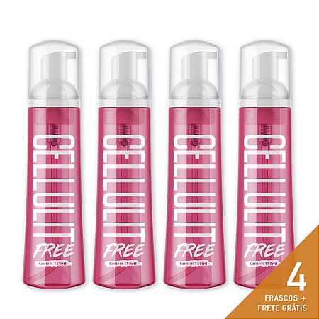 4x Cellulit Free 150ml + Frete Grátis