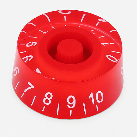 Knob Vermelho Guitarra Baixo Les Paul SG PRS Stratocaster Unidade