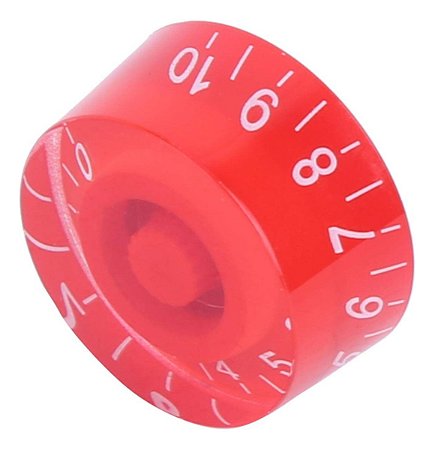Knob Vermelho Guitarra Baixo Les Paul SG PRS Unidade