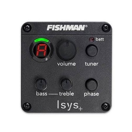 Preamp Captador Equalizador 3 Bandas para Violão Aço Nylon - Fishman Isys+