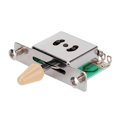 Chave Seletora Guitarra Strato 5 Posições Knob Bege
