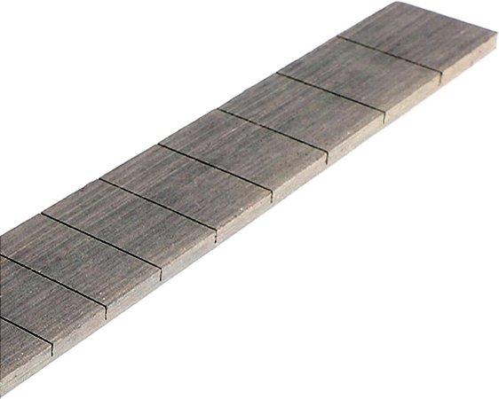 Escala Slotada em Jacarandá Indiano para Violão Aço NUT 43mm